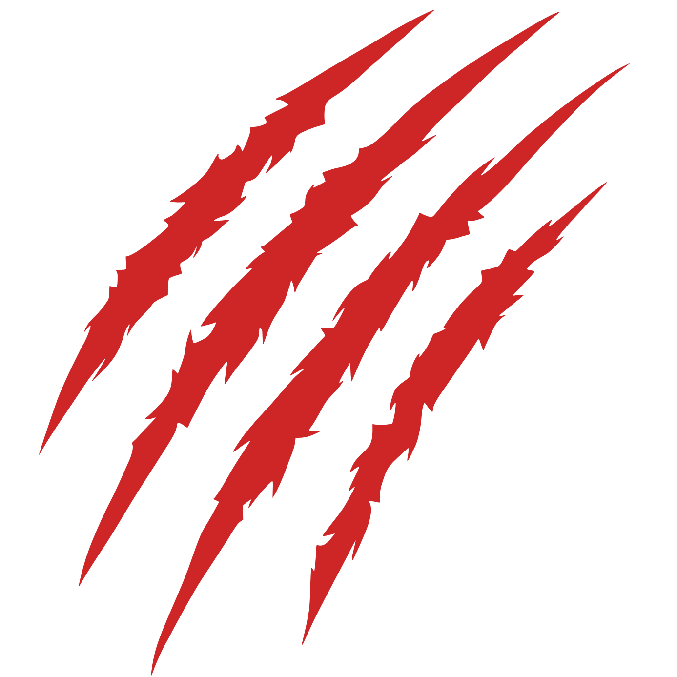 Scratches - Red Logo